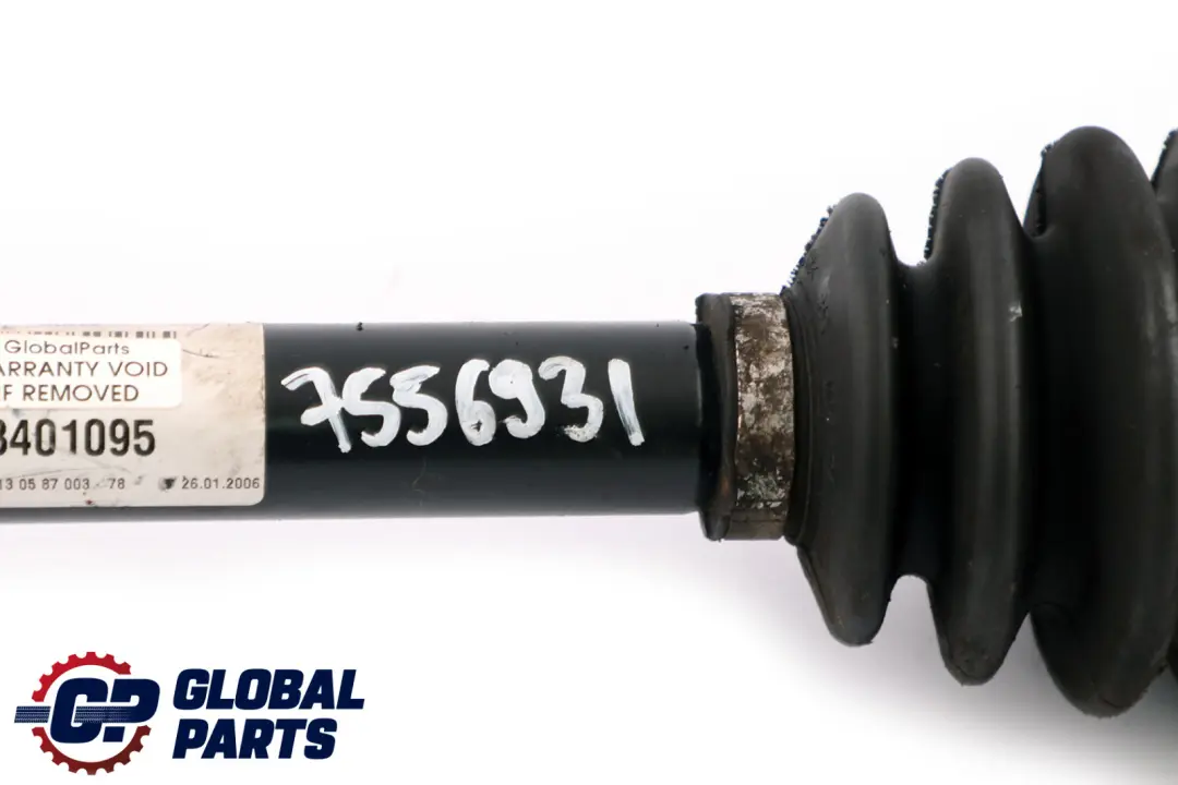 2.0i N46 Rear Axle Left N/S Output Drive Shaft Driveshaft BMW X3 E83 - SKU 7556931 - Part number 7556931
