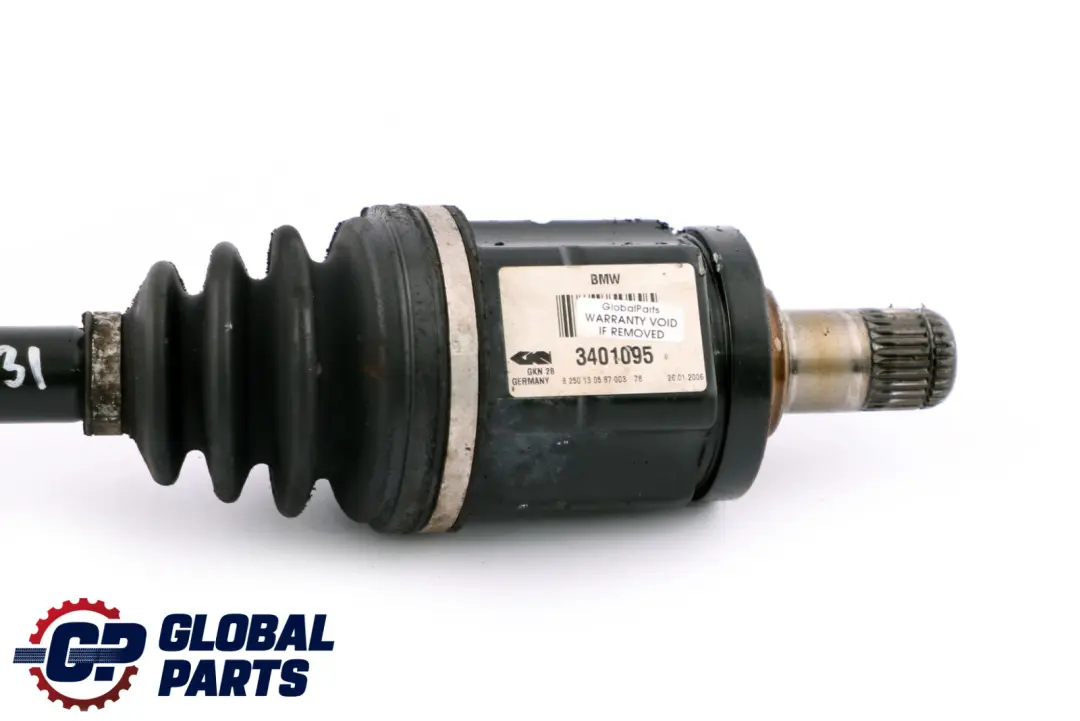 2.0i N46 Rear Axle Left N/S Output Drive Shaft Driveshaft BMW X3 E83 - SKU 7556931 - Part number 7556931