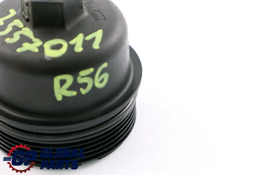 Oil Filter Cap Cover to Mini Cooper One R55 R56 R60 Petrol N12 N14 N16 N18 Engine with Part number 7557011 Mini Cooper One R55 R56 R60 Petrol N12 N14 N16 N18 Engine Oil Filter Cap Cover - SKU 7557011 - Part number 7557011
