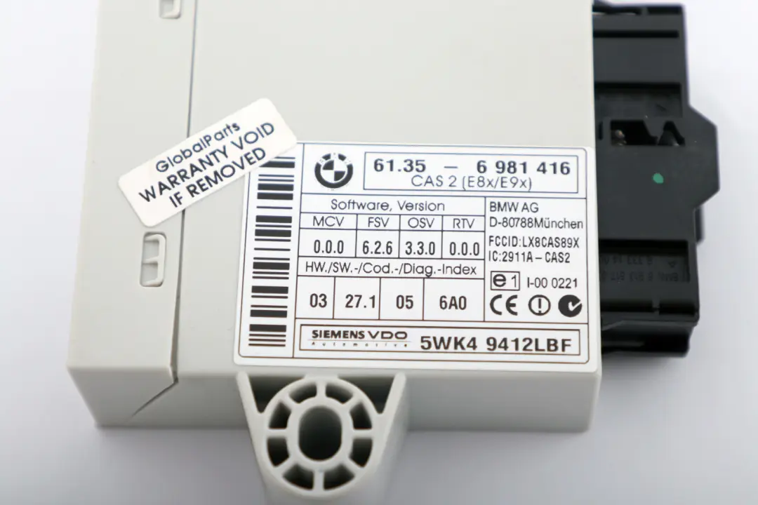 N46 129HP ECU KIT DME CAS2 Clave Manual para BMW E87 E90 118i 318i con número de pieza 7557290 BMW E87 E90 118i 318i N46 129HP ECU KIT DME CAS2 Clave Manual - SKU 7557290-1 - Número de pieza 7557290