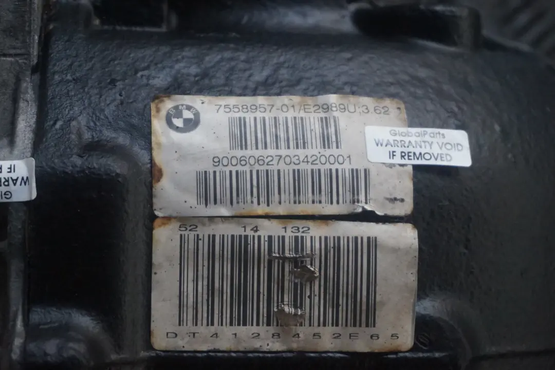 BMW 7 Series E65 735i 740i Rear Differential Diff 3,62 Ratio WARRANTY - SKU 7558957 - Part number 7558957