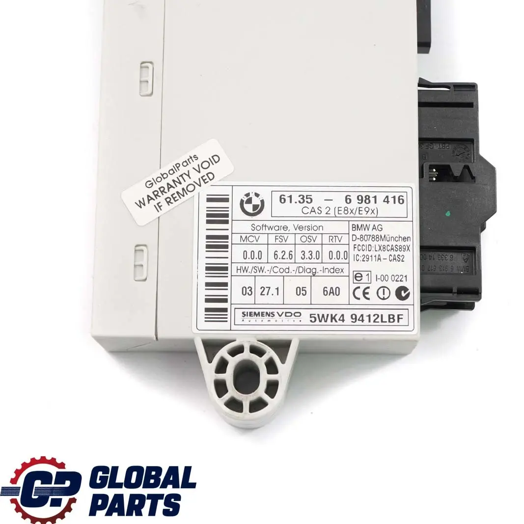 BMW E60 525i E90 E91 325i N52 Engine ECU Kit DME CAS2 + Key Automatic - SKU 7559178-2 - Part number 7559178