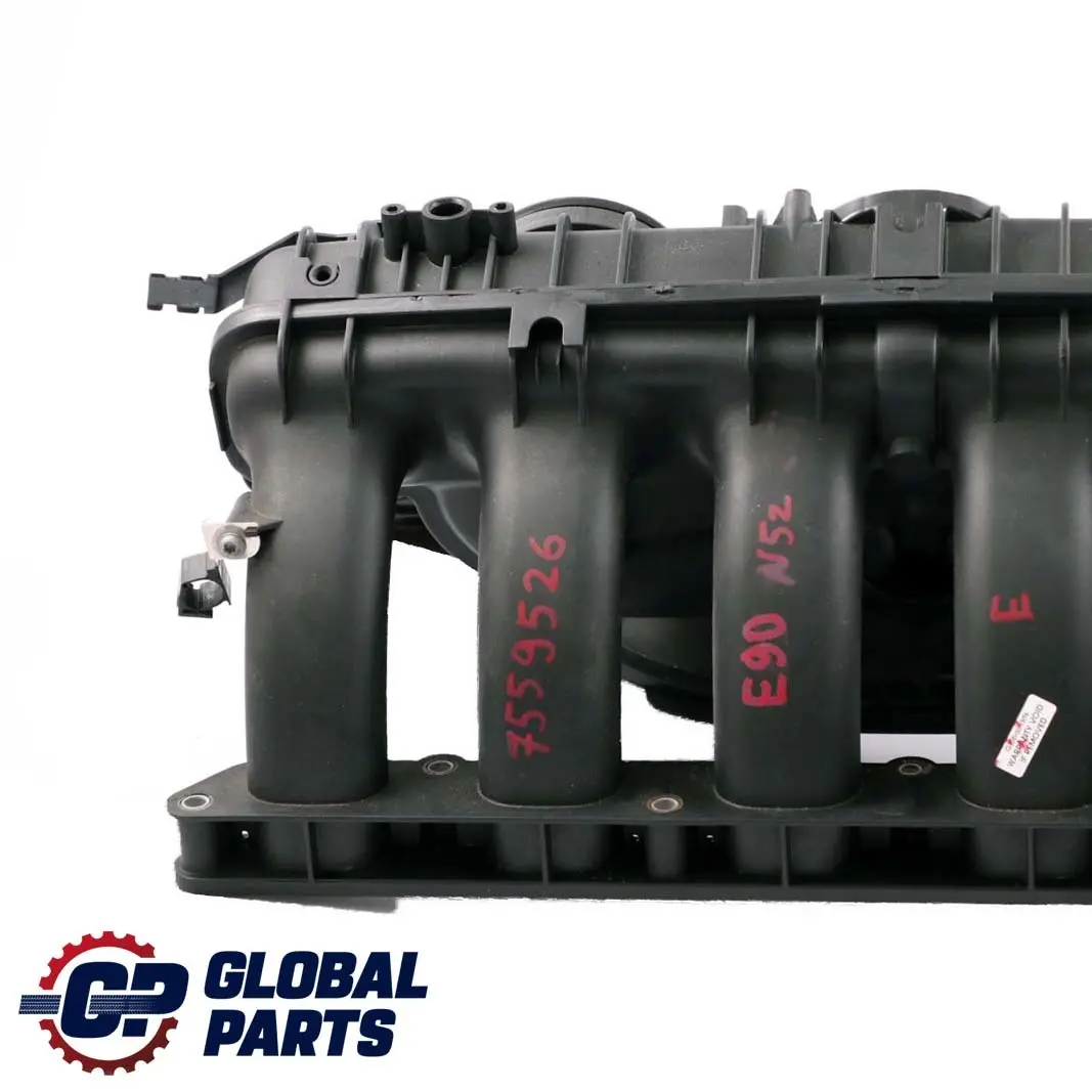 N52 Colector De admision sin Flap Control Motor para BMW E60 E90 E91 con número de pieza 7559526 BMW E60 E90 E91 N52 Colector De admision sin Flap Control Motor - SKU 7559526 - Número de pieza 7559526