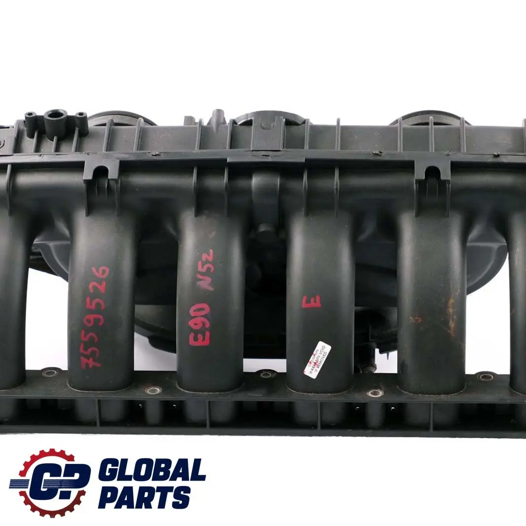 N52 Colector De admision sin Flap Control Motor para BMW E60 E90 E91 con número de pieza 7559526 BMW E60 E90 E91 N52 Colector De admision sin Flap Control Motor - SKU 7559526 - Número de pieza 7559526