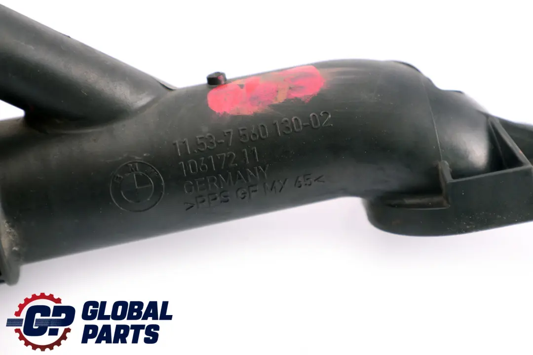 BMW E60 E81 E87 E90 Króciec Przewód Rura Wody - SKU 7560130 - Numer Części 7560130