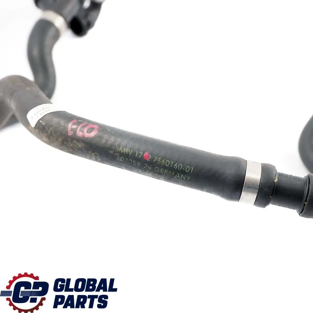 BMW 5 6 E60 E63 N52 523i 525i 530i 630i Radiator Coolant Return Hose - SKU 7560160 - Part number 7560160