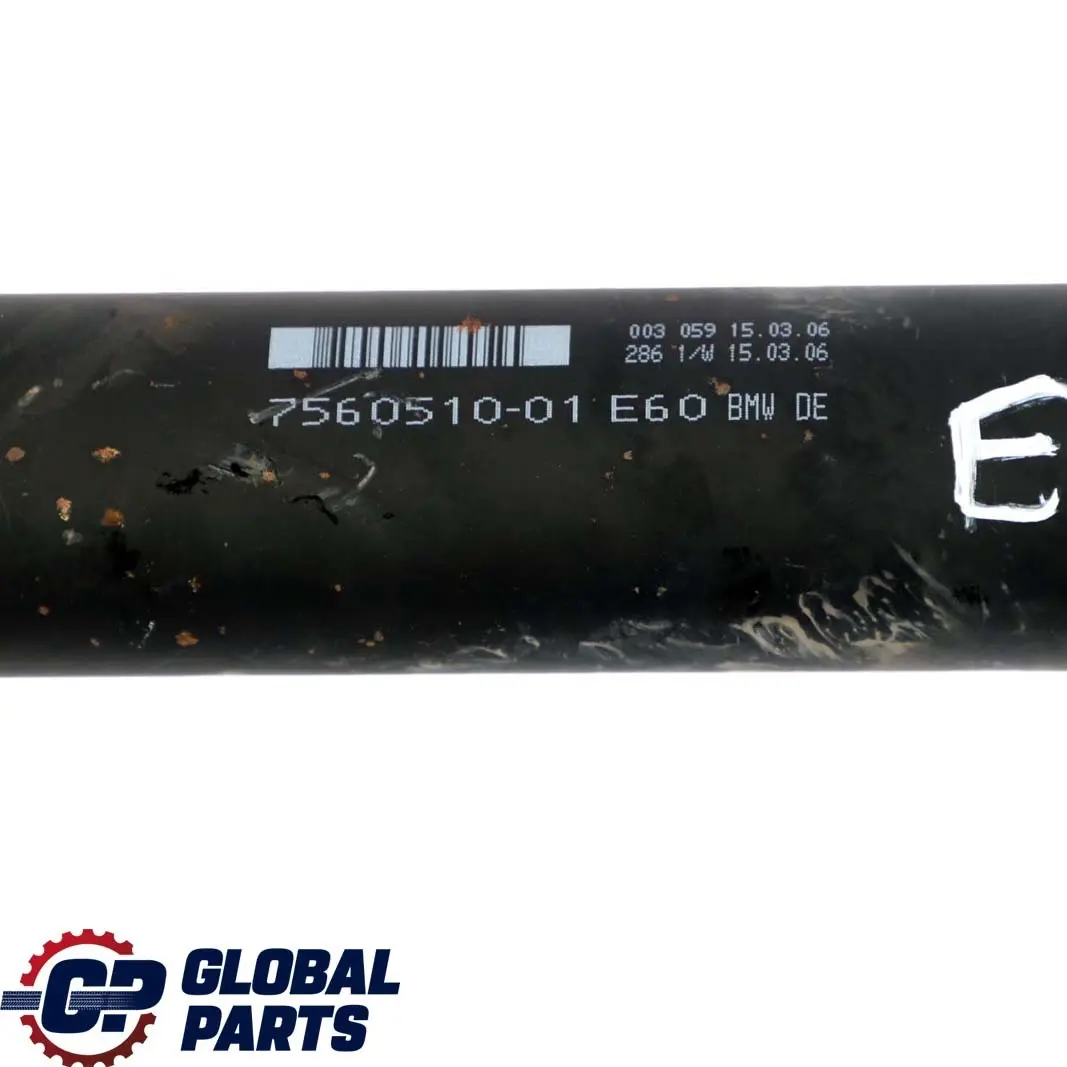 M57N Drive Prop Shaft Propshaft Automatic to BMW 5 Series E60 E61 535d with Part number 7560510 BMW 5 Series E60 E61 535d M57N Drive Prop Shaft Propshaft Automatic - SKU 7560510 - Part number 7560510