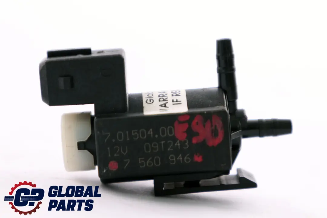 Solenoide Valvola Elettrica Scarico per BMW E90 E91 E92 E93 LCI con numero di parte 7560946 BMW E90 E91 E92 E93 LCI Solenoide Valvola Elettrica Scarico - SKU 7560946 - Numero di parte 7560946