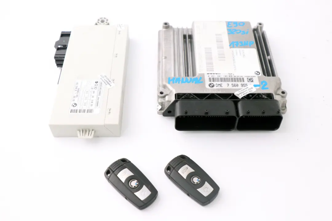 320si 173HP N45 Gasolina Motor Kit ECU DME CAS2 2 Llaves Manual para BMW E90 con número de pieza 7560955 BMW E90 320si 173HP N45 Gasolina Motor Kit ECU DME CAS2 2 Llaves Manual - SKU 7560955-2 - Número de pieza 7560955