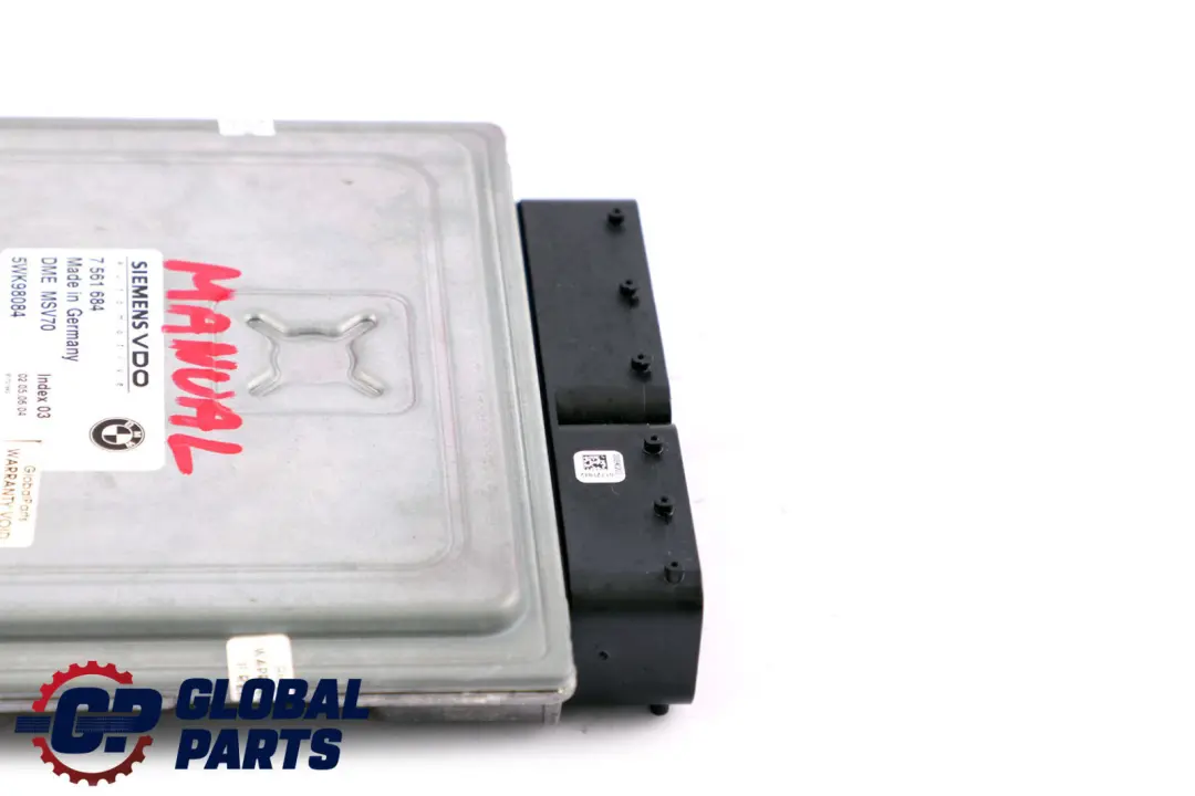 DME Benzin N52 Motorsteuergerät ECU Schaltgetriebe für BMW 3 5 er E60 E90 mit Teilenummer 7561684 BMW 3 5 er E60 E90 DME Benzin N52 Motorsteuergerät ECU Schaltgetriebe - SKU 7561684 - Teilenummer 7561684