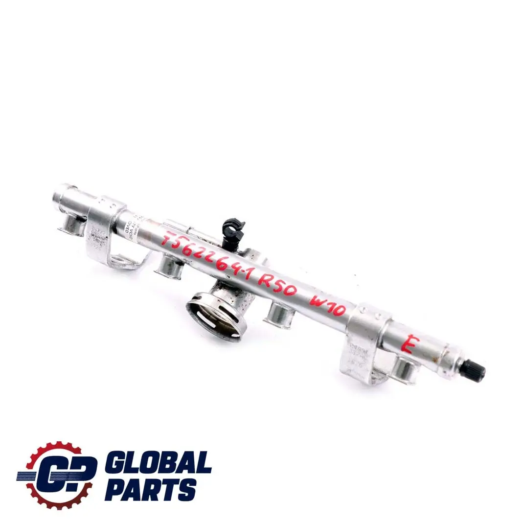 Tubo Iniezione Benzina Fuel Rail per BMW Mini Cooper One R50 R52 W10 con numero di parte 7562264 BMW Mini Cooper One R50 R52 W10 Tubo Iniezione Benzina Fuel Rail - SKU 7562264-1 - Numero di parte 7562264