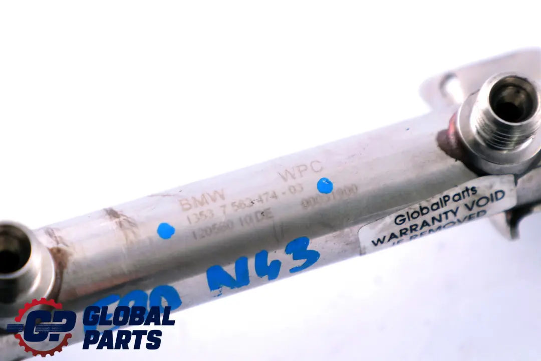 Rail De alta presion Combustible Gasolina para BMW E60N E81 E82 E87N E88 E90 E90N con número de pieza 13537562474 BMW E60N E81 E82 E87N E88 E90 E90N Rail De alta presion Combustible Gasolina - SKU 7562474 - Número de pieza 13537562474