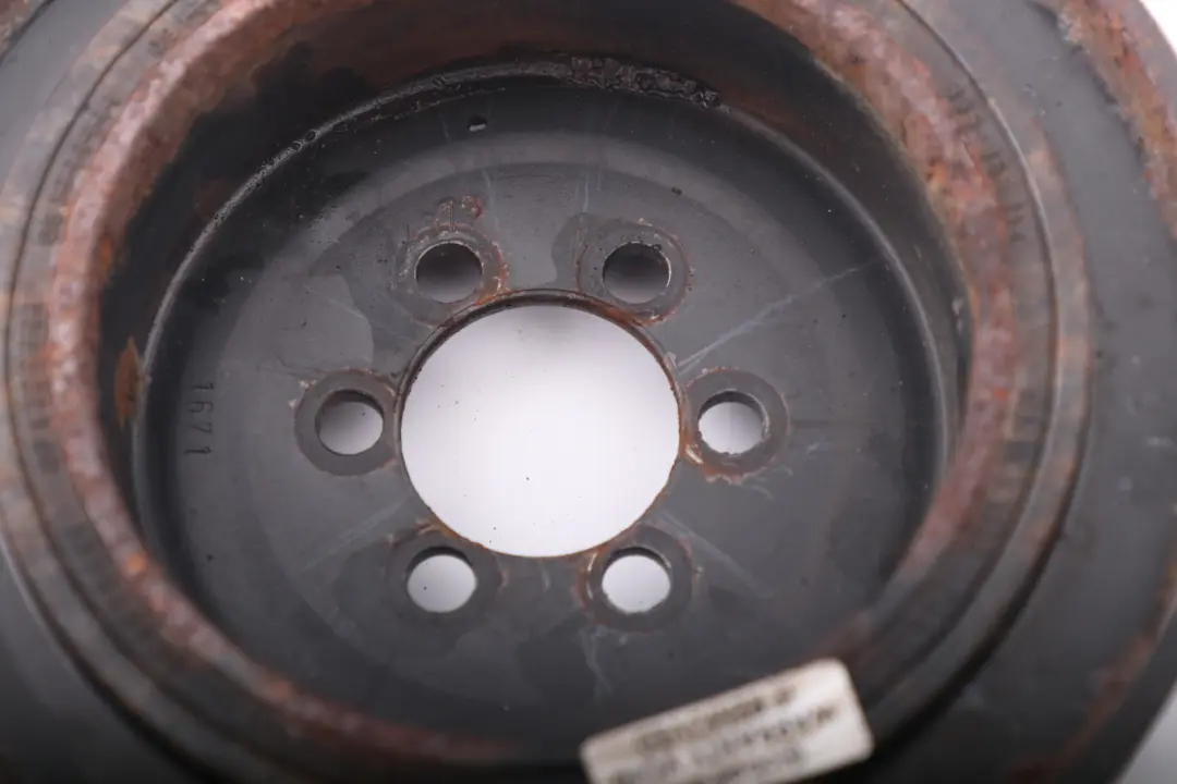 Gasolina N53 Amortiguador de Vibraciones Polea del Ciguenal 7562508 para BMW E90 E91 con número de pieza 7562509 BMW E90 E91 Gasolina N53 Amortiguador de Vibraciones Polea del Ciguenal 7562508 - SKU 7562509 - Número de pieza 7562509