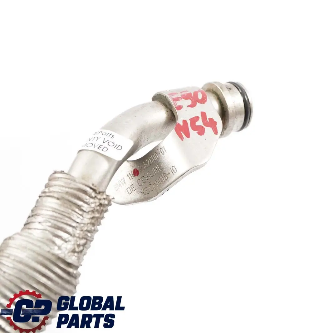 BMW 1 3 E82 E90 E92 N54 135i 335i Tubo salida aceite turbocompresor 4-6 - SKU 7562800 - Número de pieza 7562800