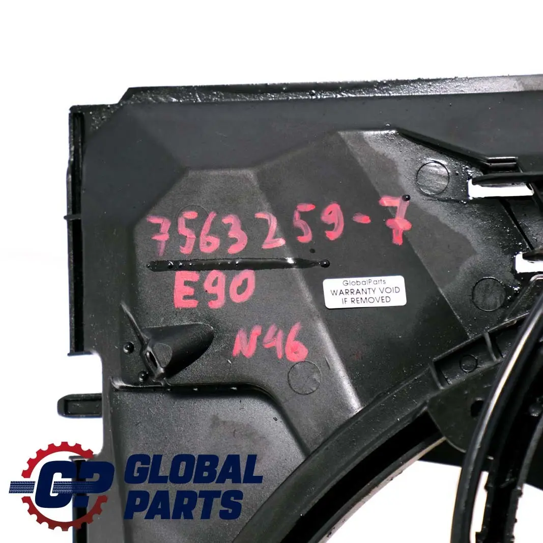BMW 1 3 er E81 E82 E87 E88 E90 E91 N43 N45 N46 Benzin Lüfterzarge Lüfter SYC - SKU 7563259-7 - Teilenummer 7563259