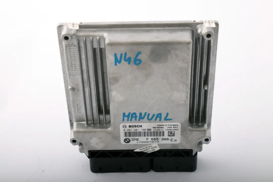 BMW E87 E90 E91 N46 118i 318i 120i 320i ECU DME Engine Control Unit - SKU 7565300-5 - Part number 7565300