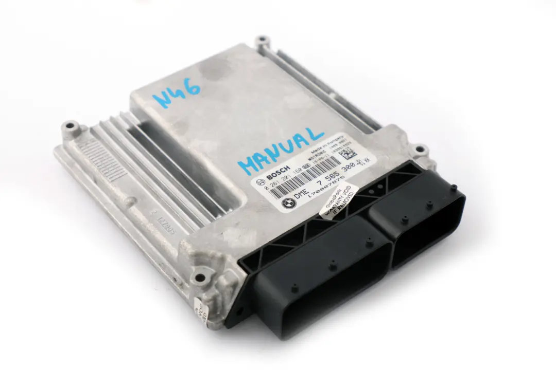 BMW E87 E90 E91 N46 118i 318i 120i 320i ECU DME Engine Control Unit - SKU 7565300-5 - Part number 7565300