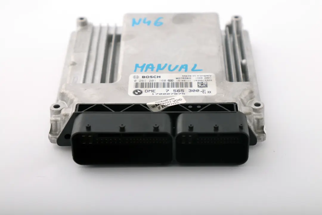 BMW E87 E90 E91 N46 118i 318i 120i 320i ECU DME Engine Control Unit - SKU 7565300-5 - Part number 7565300