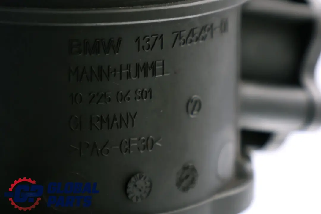 BMW E81 E87N E90 Tuyau de débitmètre massique d'air à film chaud essence - SKU 7565691 - Numéro de pièce 7565691