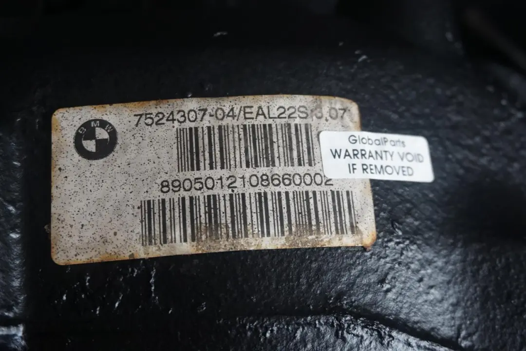 BMW E87 E90 E91 318d 120d Hinterachsegetriebe Diff 3,07 7524307 GARANZIA - SKU 7566169 - Numero di parte 7566169