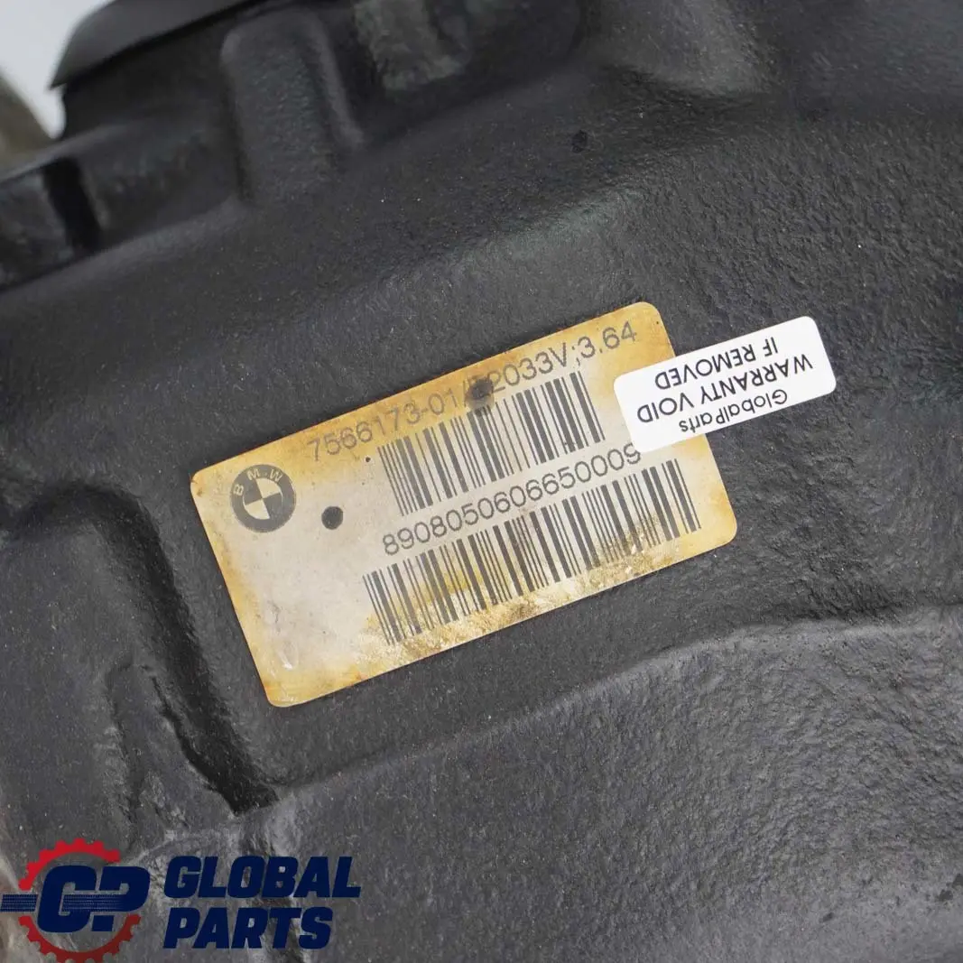 BMW E93 325i N53 Differenziale Asse Posteriore Diversi 3,64 GARANZIA - SKU 7566173 - Numero di parte 7566173