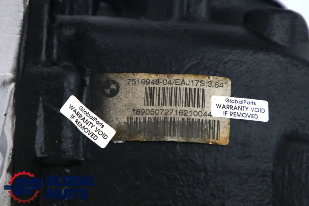 N52 N52 N53 Differential Diff 3,64 Ratio RECONDITIONED to BMW E87 130i E90 330i with Part number 7566175 BMW E87 130i E90 330i N52 N52 N53 Differential Diff 3,64 Ratio RECONDITIONED - SKU 7566175-1 - Part number 7566175