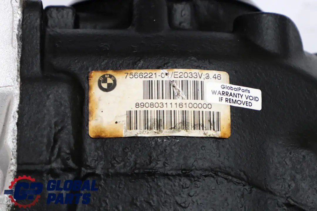BMW 3 Series E90 E91 E92 325i N53 Differential Diff 3,46 Ratio WARRANTY - SKU 7566221 - Part number 7566221