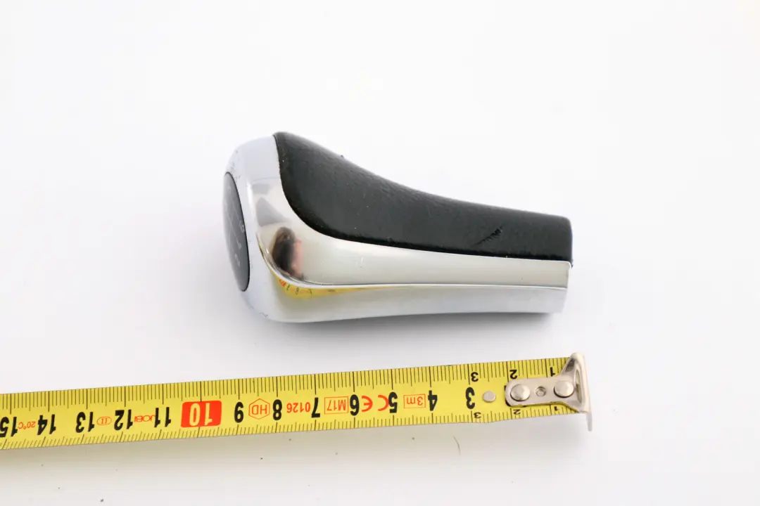 Leather Gear Shift Knob 6 Gear Perlglanz Chrome to BMW 1 3 X3 Series 4 E84 E87 E90 with Part number 7566267 BMW 1 3 X3 Series 4 E84 E87 E90 Leather Gear Shift Knob 6 Gear Perlglanz Chrome - SKU 7566267-4 - Part number 7566267