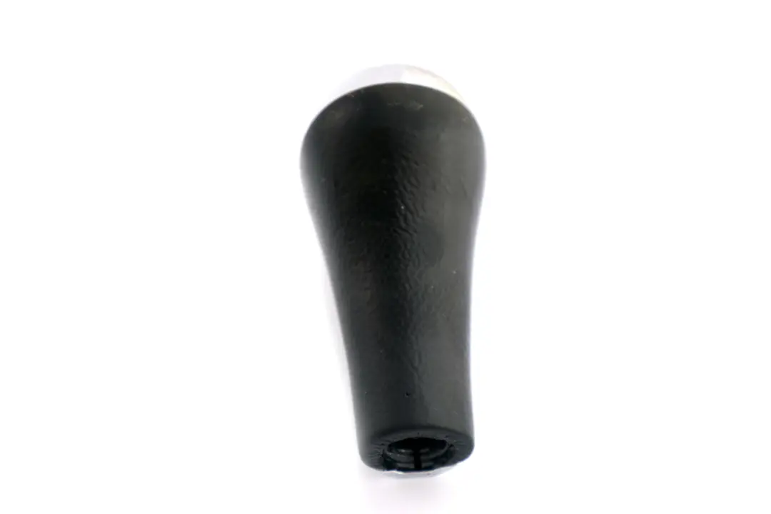 BMW 1 3 X3 Series 4 E84 E87 E90 Leather Gear Shift Knob 6 Gear Perlglanz Chrome - SKU 7566267-4 - Part number 7566267