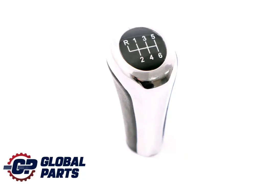 BMW 1 3 X1 Series E84 E87 E90 E60 LCI Gear Shift Knob 6 Gear Perlglanz Chrome - SKU 7566267 - Part number 7529088