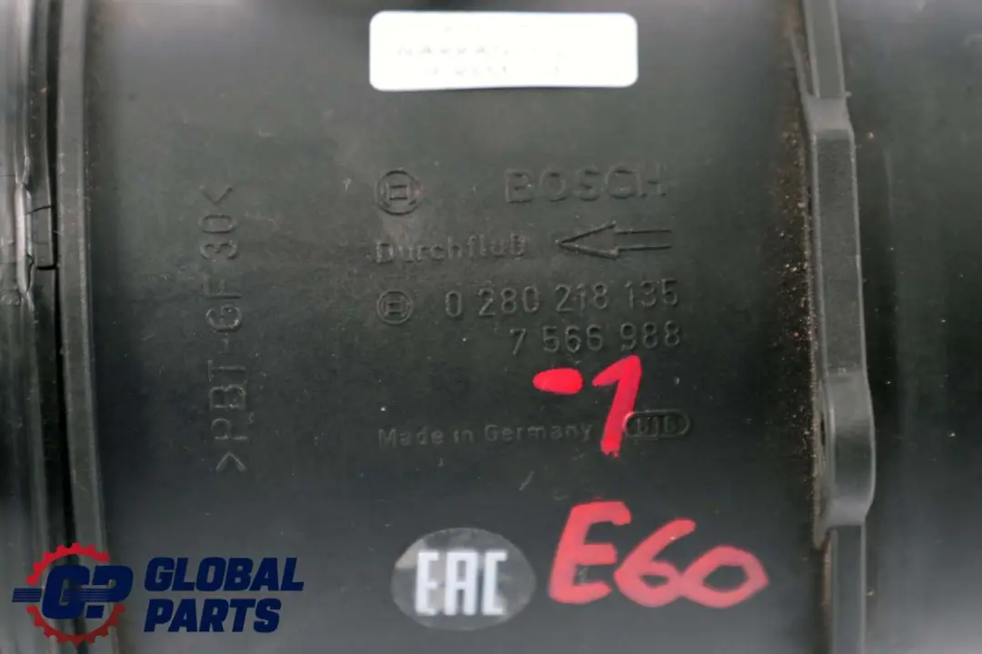 BMW E53 E60 E61 E65 Compteur Masse d'air Film Chaud - SKU 7566988-1 - Numéro de pièce 7566988