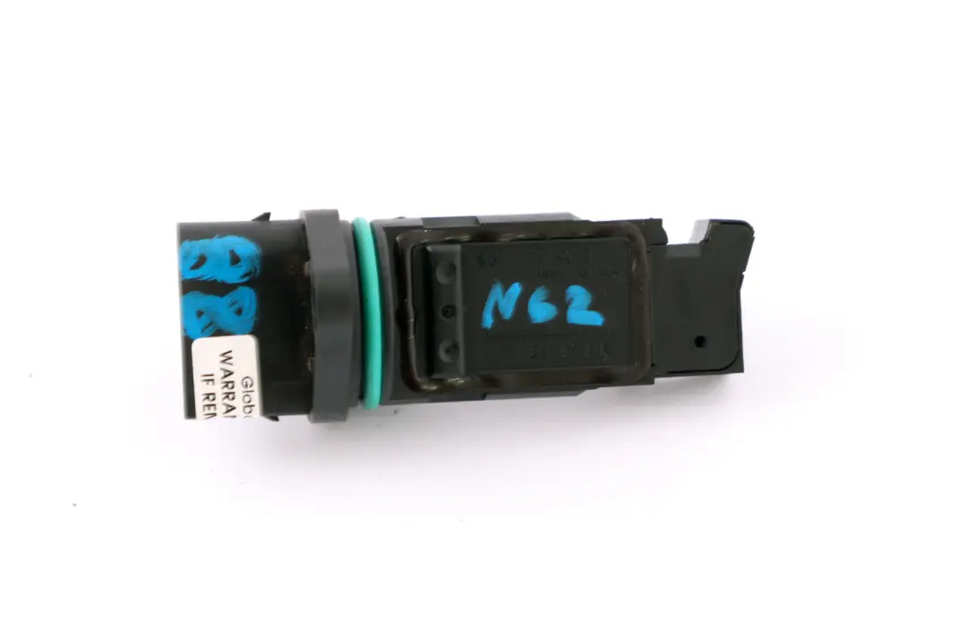 Sensor de masa de aire de película caliente Gasolina N62 para BMW X5 E53 E60 E61 E65 con número de pieza 7566988 BMW X5 E53 E60 E61 E65 Sensor de masa de aire de película caliente Gasolina N62 - SKU 7566988 - Número de pieza 7566988