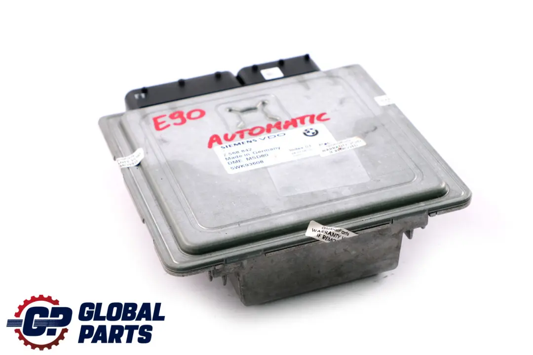 DME Petrol N53 Engine Control Unit ECU DME Automatic to BMW E60 E90 E91 with Part number 7568842 BMW E60 E90 E91 DME Petrol N53 Engine Control Unit ECU DME Automatic - SKU 7568842 - Part number 7568842