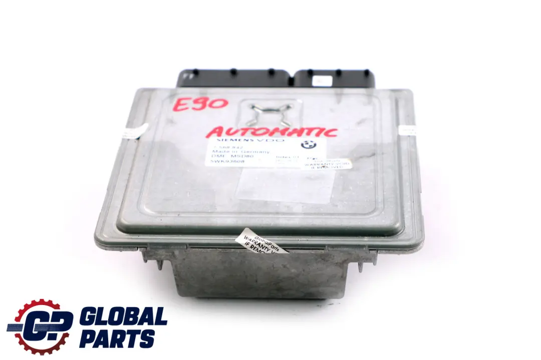 BMW E60 E90 E91 DME Petrol N53 Engine Control Unit ECU DME Automatic - SKU 7568842 - Part number 7568842