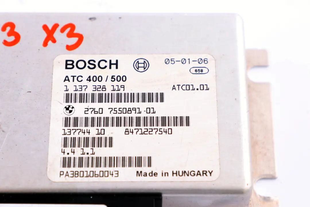 Module Commande Quatre Roues Motrices Boîte Transfert pour BMW X3 X5 E53 E83 à propos du numéro de pièce 7570299 BMW X3 X5 E53 E83 Module Commande Quatre Roues Motrices Boîte Transfert - SKU 7570299 - Numéro de pièce 7570299