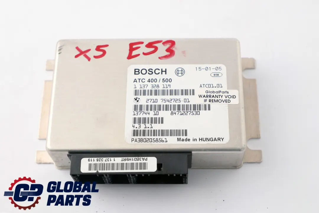 Transfer Box Control Unit Module to BMW X3 X5 E53 E83 Four Wheel Drive with Part number 7570299 BMW X3 X5 E53 E83 Four Wheel Drive Transfer Box Control Unit Module - SKU 7570299 - Part number 7570299