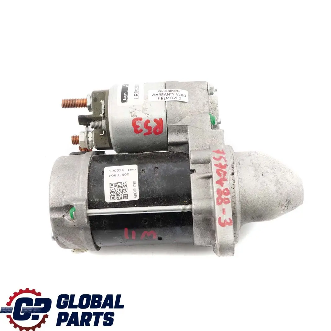 Mini Cooper 3 R50 R52 R53 W10 1.6 Essence Demarreur pour Moteur Lucas - SKU 7570488-3 - Numéro de pièce 7570488