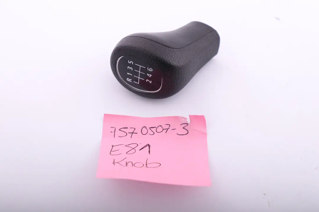 Ring Gear Shift Knob Lever Handle to BMW 1 Series 3 E81 E82 E87 with Part number 7570507 BMW 1 Series 3 E81 E82 E87 Ring Gear Shift Knob Lever Handle - SKU 7570507-3 - Part number 7570507