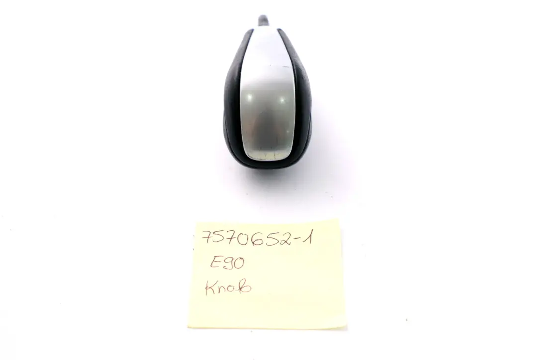 BMW 1 3 Series E81 E87 E90 E91 Selector Lever Handle Knob Gear Stick - SKU 7570652-1 - Part number 7570652