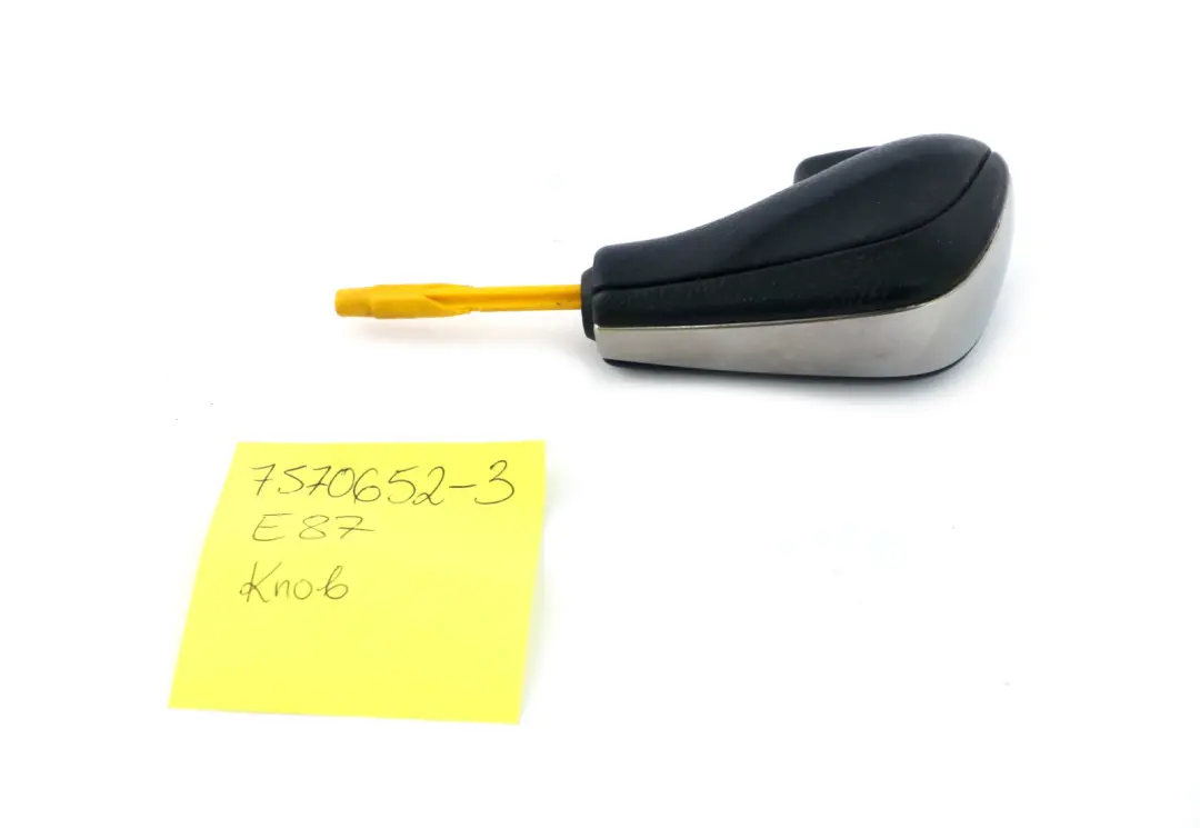 BMW 1 3 Series 3 E81 E87 E90 E91 Selector Lever Handle Knob Gear Stick - SKU 7570652-3 - Part number 7570652