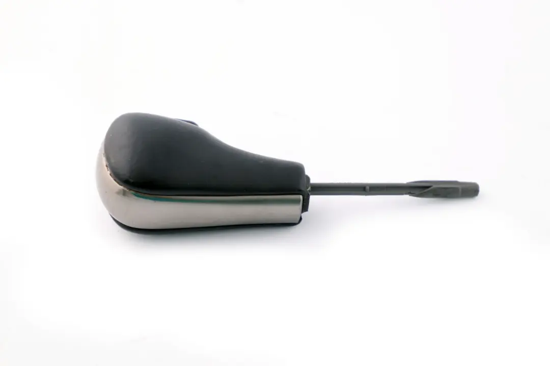 BMW 1 3 er 2 E81 E87 E90 E91 Wählhebelgriff Leder / Chromspange PERLGLANZ CHROM - SKU 7570652-4 - Teilenummer 7570652