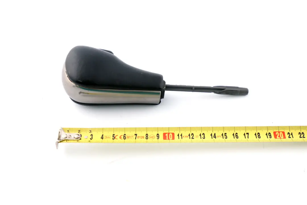 BMW 1 3 er 2 E81 E87 E90 E91 Wählhebelgriff Leder / Chromspange PERLGLANZ CHROM - SKU 7570652-4 - Teilenummer 7570652