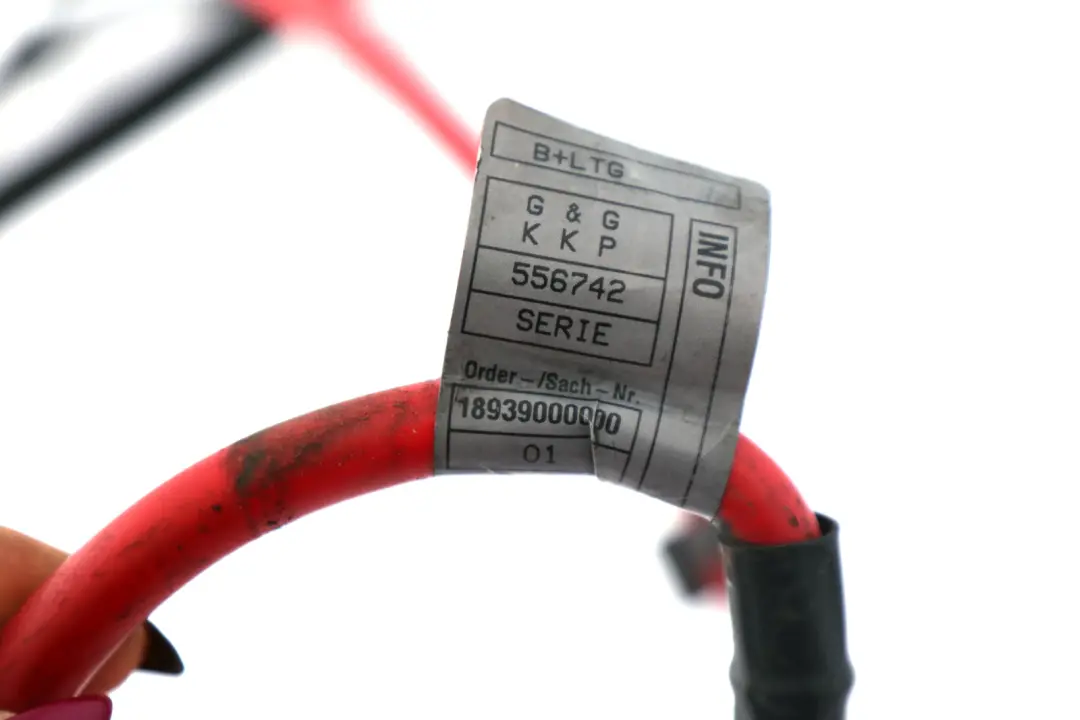 Kabel Verdrahtung Mini Cooper R55 R56 R57 Batterie Leistung Positiv für Plus mit Teilenummer 7571142 Plus Kabel Verdrahtung Mini Cooper R55 R56 R57 Batterie Leistung Positiv - SKU 7571142 - Teilenummer 7571142