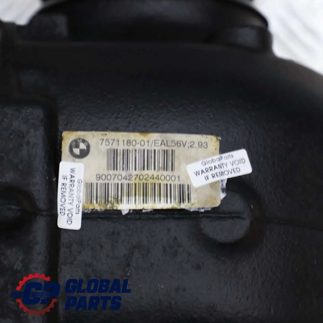 M57N2 Diferencial trasero 2,93 Ratio GARANTÍA para BMW E90 330xd E93 330d con número de pieza 7571180 BMW E90 330xd E93 330d M57N2 Diferencial trasero 2,93 Ratio GARANTÍA - SKU 7571181 - Número de pieza 7571180