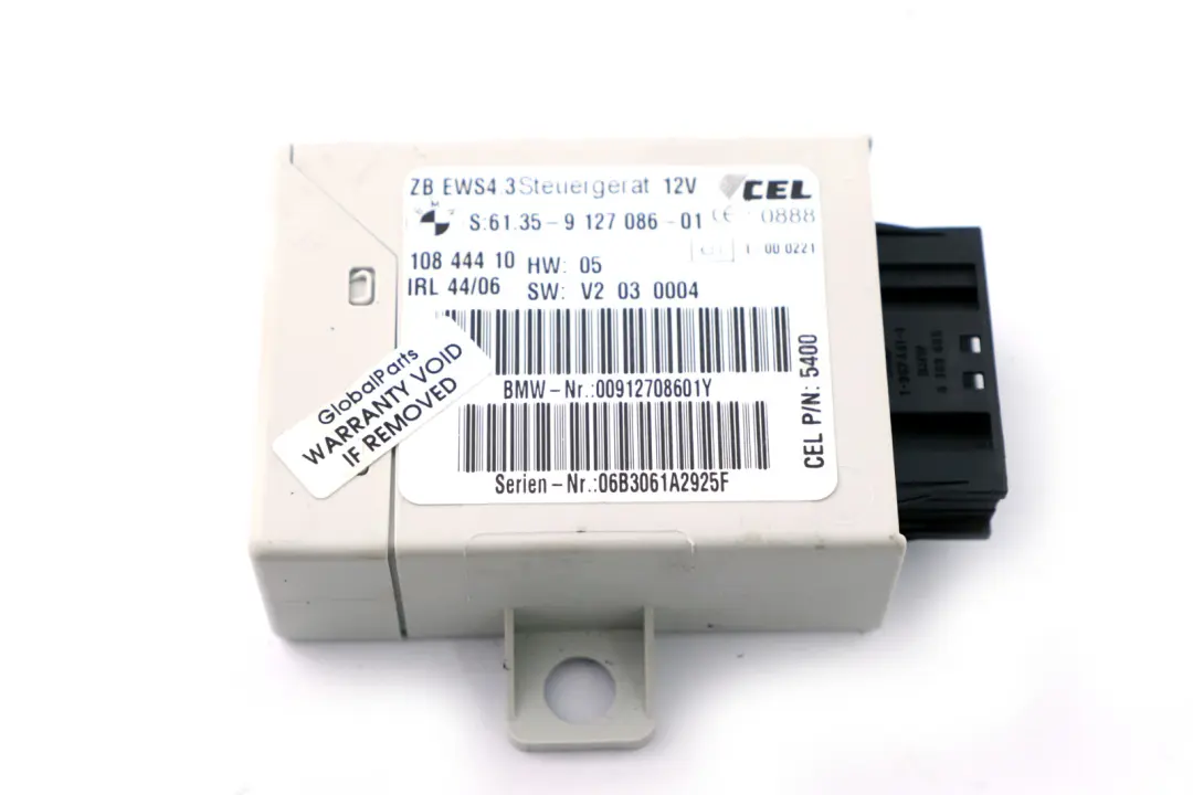 BMW Z4 E85 Roadster 2.5i N52 177PS ecu Commande Dme Ews Schluess - SKU 7571510-1 - Numéro de pièce 7571510