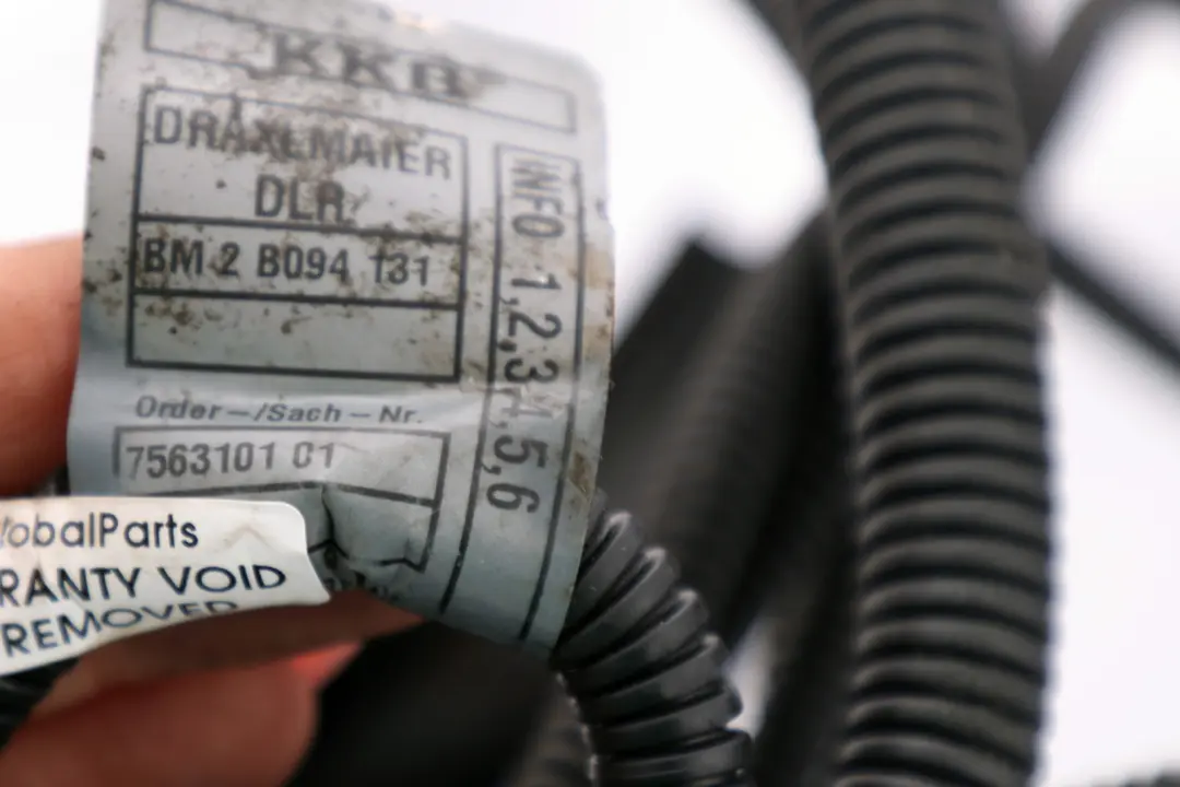 BMW E90 E91 Petrol N52 Wiring Loom Harness Engine Automatic Gearbox - SKU 7571952 - Part number 7571952