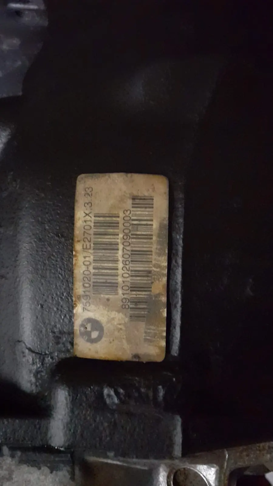 BMW E81 E87 E90 118d 318d N47 Differenziale posteriore 3,23 Rapporto GARANZIA - SKU 7572800 - Numero di parte 7572800