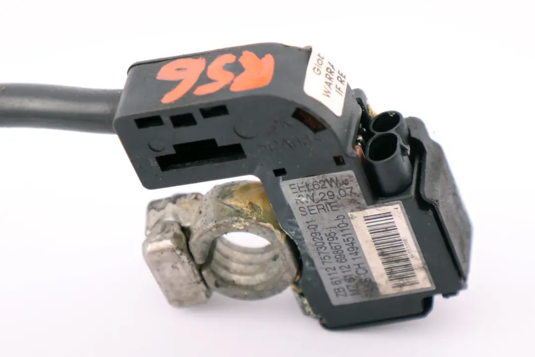 Cavo Batteria Negativo Cablaggio Batteria Cavo Negativo Ibs per Mini Cooper R55 R56 con numero di parte 7573029 Mini Cooper R55 R56 Cavo Batteria Negativo Cablaggio Batteria Cavo Negativo Ibs - SKU 7573029 - Numero di parte 7573029