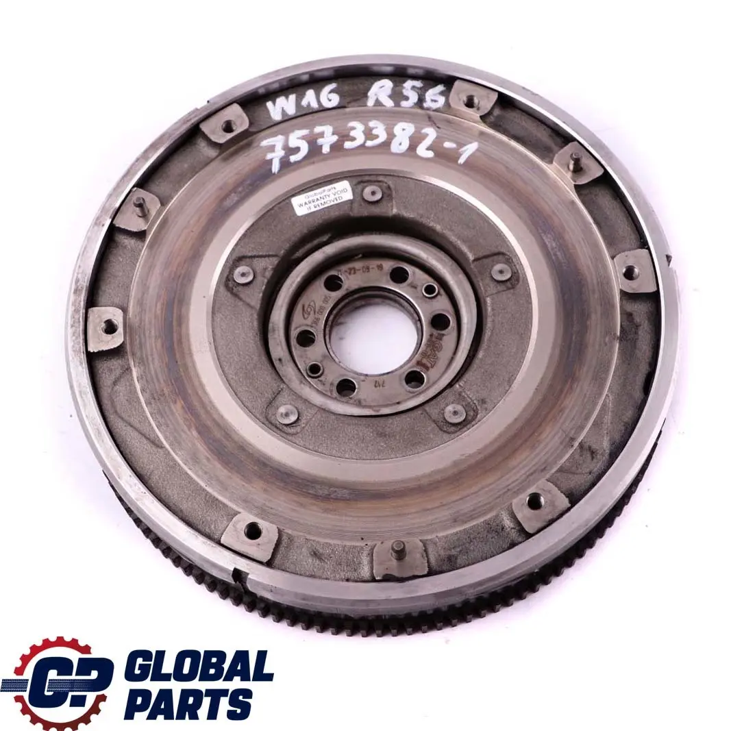9HZ Dual Twin Mass Flywheel to Mini Cooper One D R55 R56 Diesel W16 with Part number 7573382 Mini Cooper One D R55 R56 Diesel W16 9HZ Dual Twin Mass Flywheel - SKU 7573382-1 - Part number 7573382