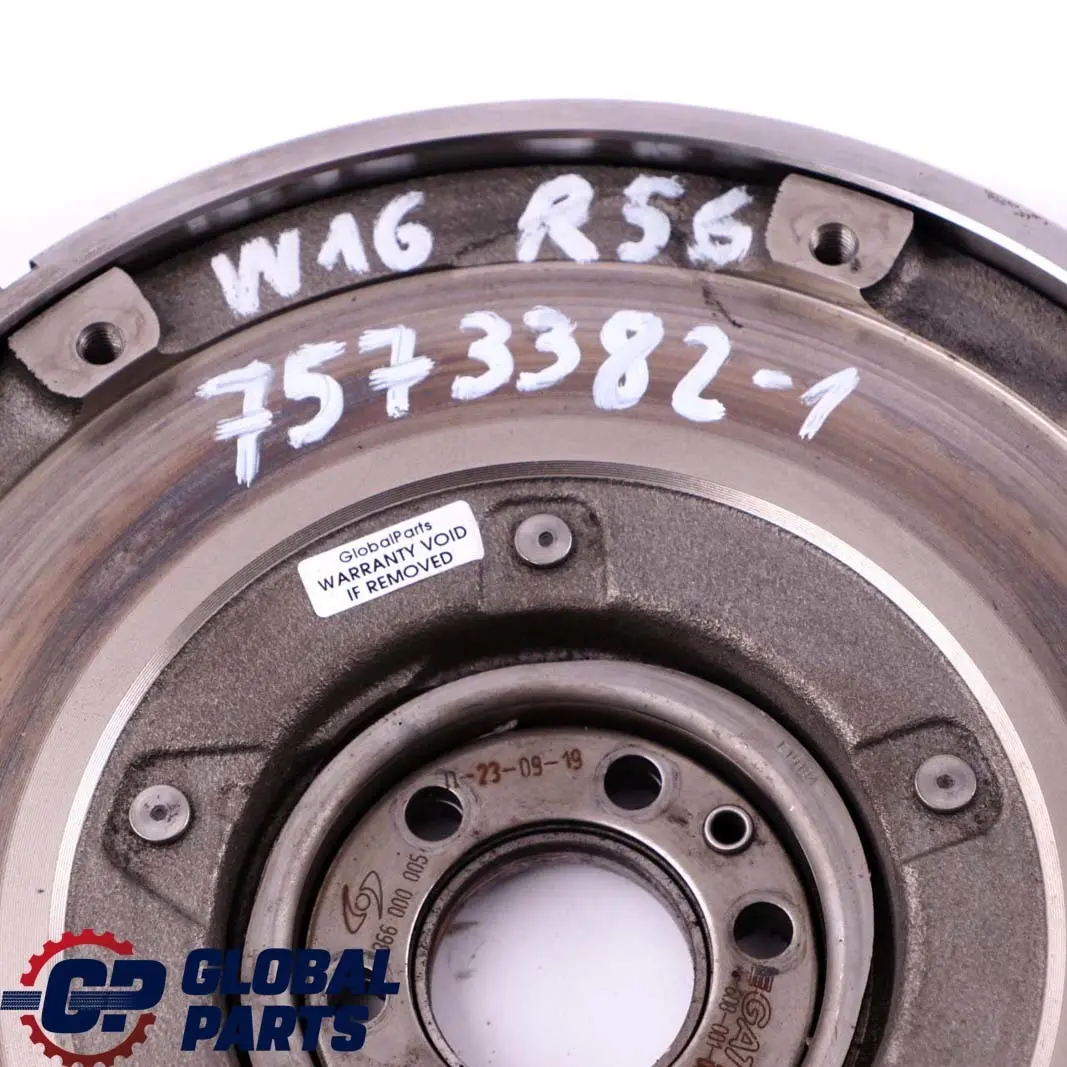 9HZ Dual Twin Mass Flywheel to Mini Cooper One D R55 R56 Diesel W16 with Part number 7573382 Mini Cooper One D R55 R56 Diesel W16 9HZ Dual Twin Mass Flywheel - SKU 7573382-1 - Part number 7573382
